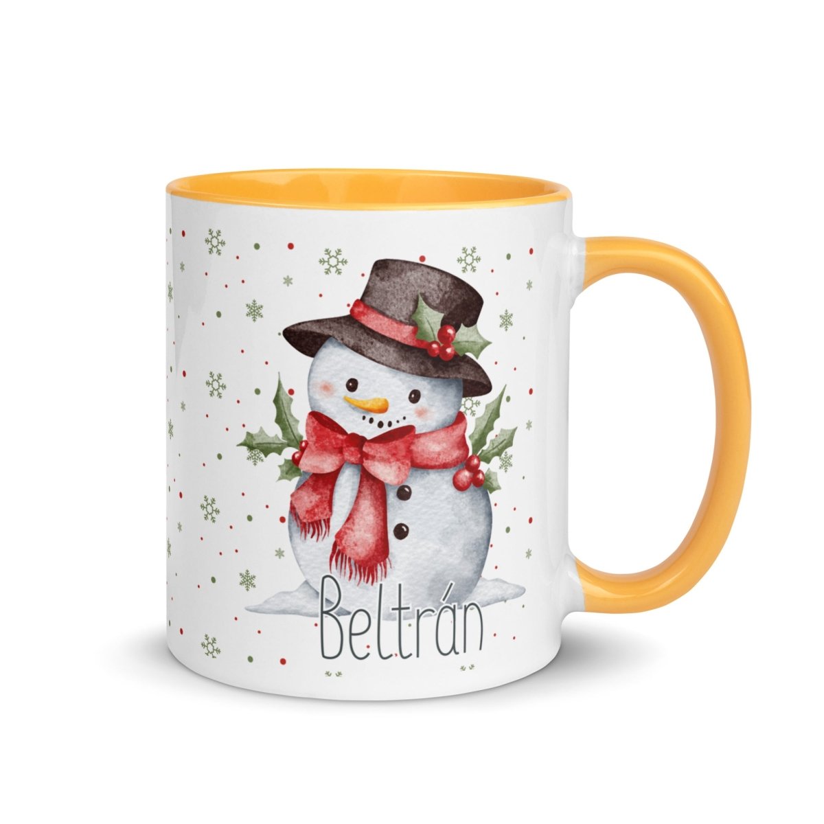 Taza Navidad Personalizada Muñeco Nieve Nanetes - Nanetes